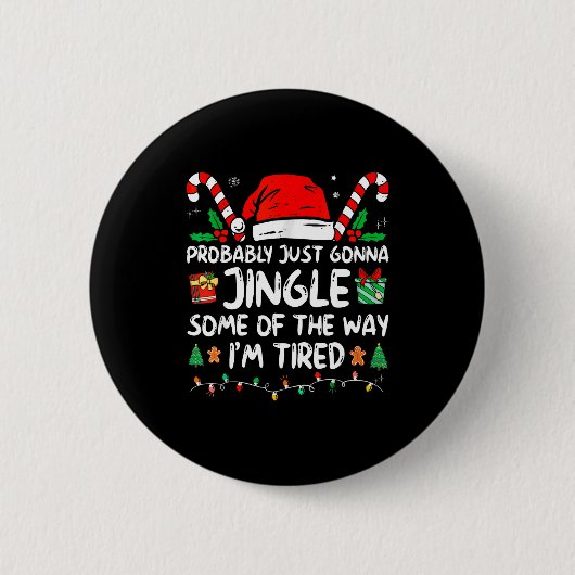 Badge Rond 5 Cm Probablement juste en train de tinter un peu comme (Devant)