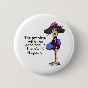 Badge Rond 5 Cm Problème avec le pool de gènes