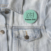 Badge Rond 5 Cm Problème enfant (En situation)