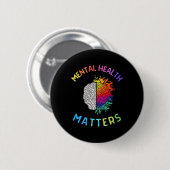 Badge Rond 5 Cm Problèmes de santé1 (Devant & derrière)