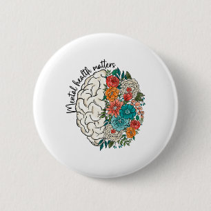 Badge Rond 5 Cm Problèmes de santé Sensibilisation à la maladie cé