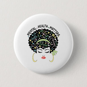 Badge Rond 5 Cm Problèmes de santé Sensibilisation à la santé ment