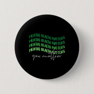 Badge Rond 5 Cm Problèmes de santé Sensibilisation Guerrier Consei