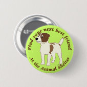 Badge Rond 5 Cm Prochain bouton 39 de meilleur ami (Devant & derrière)