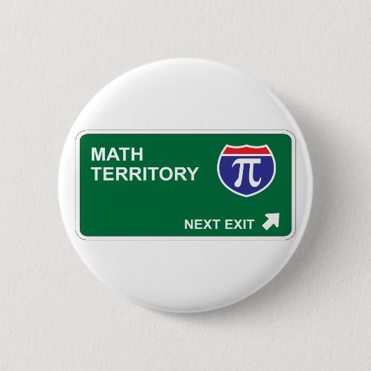 Badge Rond 5 Cm Prochaine sortie de maths (Devant)