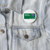 Badge Rond 5 Cm Prochaine sortie de NASCAR (En situation)