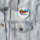 Badge Rond 5 Cm Prochainement épingle/ (En situation)