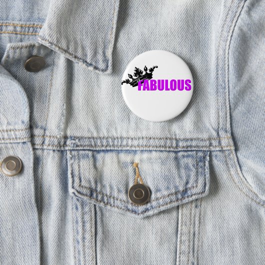 Badge Rond 5 Cm Produit fabuleux (En situation)
