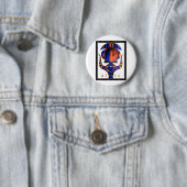 Badge Rond 5 Cm Produits d'Afrique (En situation)