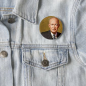 Badge Rond 5 Cm Produits de Dwight David Eisenhower (En situation)