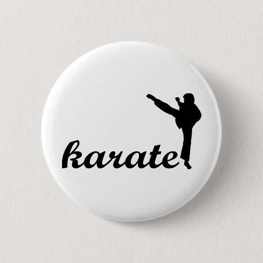 Badge Rond 5 Cm Produits de karaté ! (Devant)