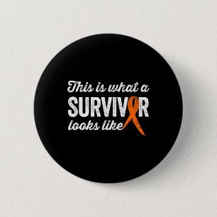 Badge Rond 5 Cm Produits de sensibilisation à la leucémie Survivan