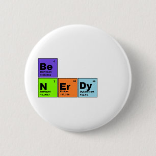 Badge Rond 5 Cm Produits ringards de Tableau périodique