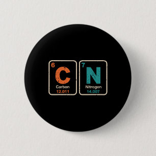 Badge Rond 5 Cm Prof de science drôle tableau périodique rétro 67 