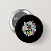 Badge Rond 5 Cm Prof enseignant de classe de Pâques drôle un prof (Devant & derrière)