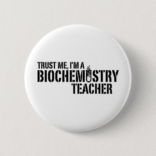 Badge Rond 5 Cm Professeur de biochimie (Devant)
