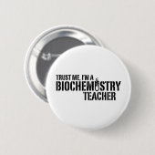 Badge Rond 5 Cm Professeur de biochimie (Devant & derrière)