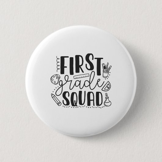 Badge Rond 5 Cm Professeur de brigade de première année (Devant)