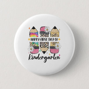 Badge Rond 5 Cm Professeur de maternelle premier jour Léopard Cray