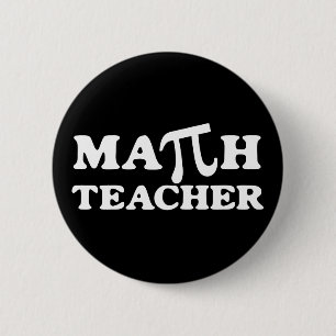 Badge Rond 5 Cm Professeur de mathématiques