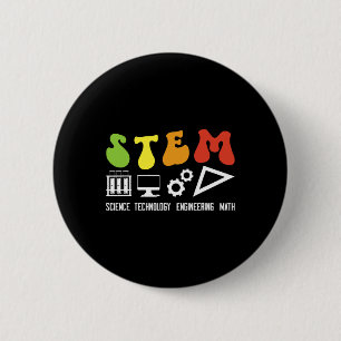 Badge Rond 5 Cm Professeur de tige groovy appréciation tige enseig
