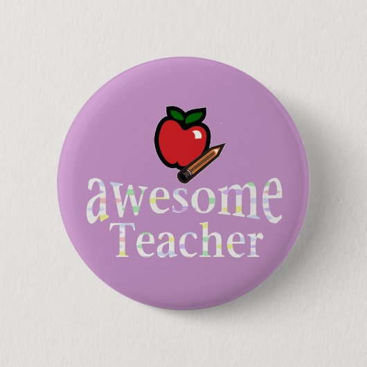 Badge Rond 5 Cm professeur impressionnant (Devant)