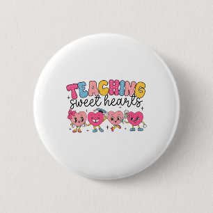 Badge Rond 5 Cm Professeur Valentine Day Femmes Mon Cl Est Plein D
