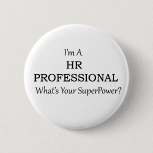 Badge Rond 5 Cm Professionnel d'heure