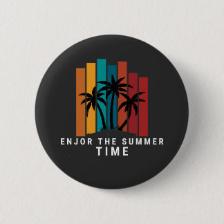 Badge Rond 5 Cm Profitez de l'été Vibes T-Shirt-Fun Summer Graphic