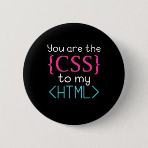 Badge Rond 5 Cm Programmeur Vous Êtes Css À Mon Html