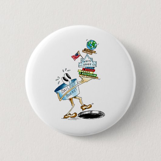 Badge Rond 5 Cm Progression dans le trou noir (Devant)
