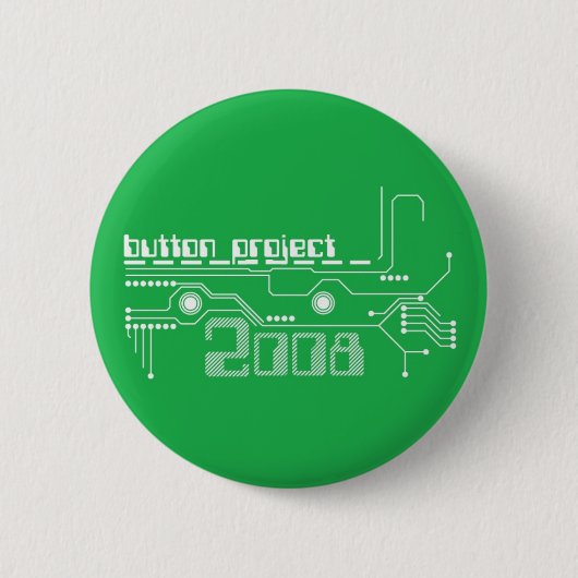 Badge Rond 5 Cm Projet 2008 de bouton (Devant)