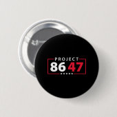 Badge Rond 5 Cm Projet 8647 Résiste au subtil Foxtrot Delta Tango (Devant & derrière)