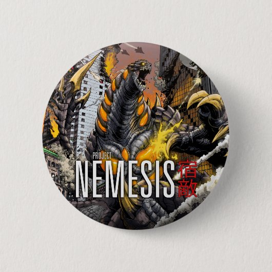 Badge Rond 5 Cm Projet Nemesis - Matt Frank - bouton (Devant)