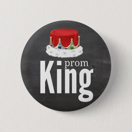 Badge Rond 5 Cm Prom King (Devant)