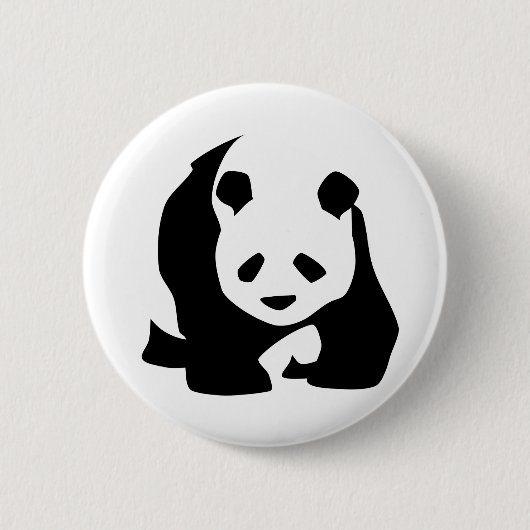 Badge Rond 5 Cm Promenade Panda (Devant)
