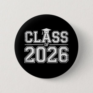 Badge Rond 5 Cm Promotion 2026 Diplômé 26 Diplômé Vintage
