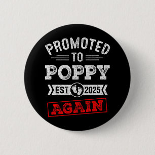 Badge Rond 5 Cm Promu À Pavot À Nouveau Annonce De Grossesse 2025