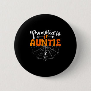 Badge Rond 5 Cm Promu À Tante Annonce De Grossesse Halloween