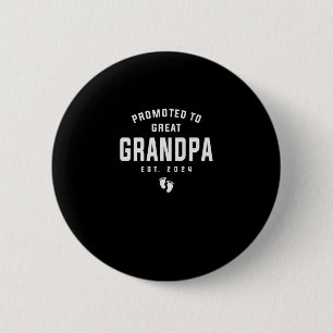 Badge Rond 5 Cm Promu Au Grand Grand-Père À Être Est 2024