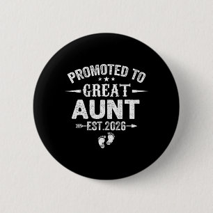 Badge Rond 5 Cm Promue Grande Tante Estimé 2026 Bientôt Tante