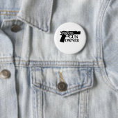 Badge Rond 5 Cm Propriétaire de l'arme à feu fier (En situation)