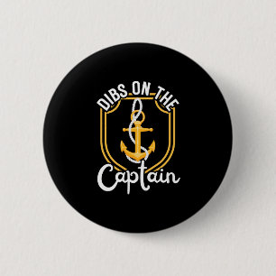 Badge Rond 5 Cm Propriétaire du bateau de remorquage masculin s'ap
