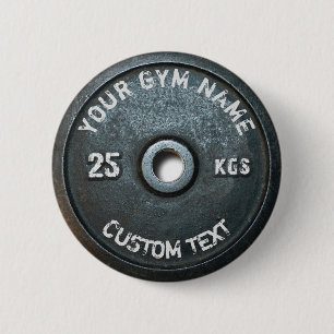 Badge Rond 5 Cm Propriétaire ou utilisateur Vintage de salle de s