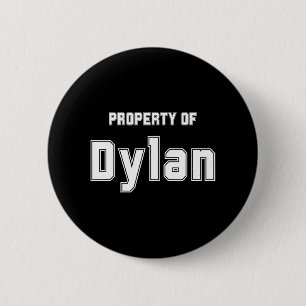 Badge Rond 5 Cm Propriété de Dylan Cadeaux drôles de Bachelorette