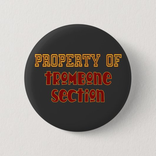 Badge Rond 5 Cm Propriété de section de trombone (Devant)