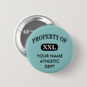 Badge Rond 5 Cm Propriété de XXL Votre nom (Devant & derrière)