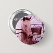 Badge Rond 5 Cm Propriété privée lavender Horse (Devant & derrière)