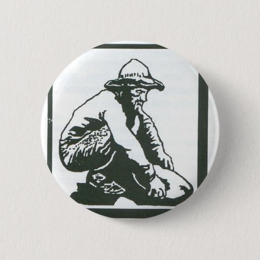 Badge Rond 5 Cm prospecteur (Devant)
