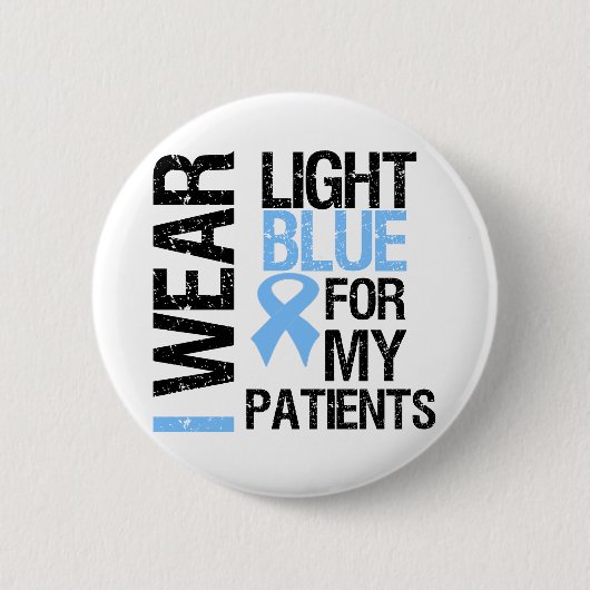Badge Rond 5 Cm Prostate Cancer Light Blue Ribbon patients (Devant)